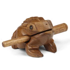 Croaking Frog Guiro - 6" -CARVED CULTURE Sale 237 987 7428