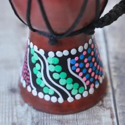 Pura Djembe Drum 6" -CARVED CULTURE Sale 6 pura djembe drum close up 2