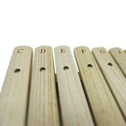 Zibo Wooden Xylophone -CARVED CULTURE Sale 8 note wooden xylophone close up LR