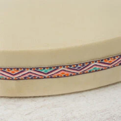 Besar Ocean Drum -CARVED CULTURE Sale Besar Ocean Drum Ribbon Close Up