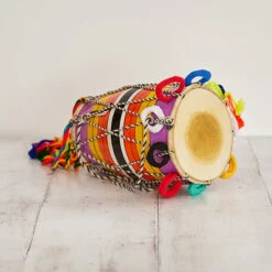 Bhangra Dhol Drum -CARVED CULTURE Sale Bhangra Dhol Drum top