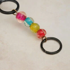 Cast Iron Wind Chime 9 Cast Iron Wind Chime -CARVED CULTURE Sale Cast Iron Windchime Hanging Loop and Glass Beads