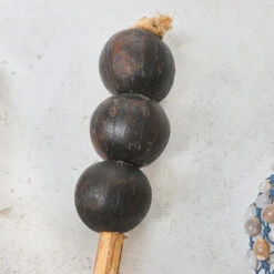 African Percussion Instruments Bundle -CARVED CULTURE Sale Close up of the hosho shaker