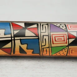 Painted Peruvian Rainstick 10 Painted Peruvian Rainstick -CARVED CULTURE Sale Hand Painted Peruvian Rainstick Close up