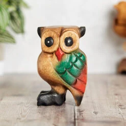 Hooting Owl Whistle - 2" -CARVED CULTURE Sale Hooting owl flute whistle main 1