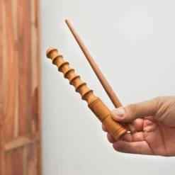 Pasar Guiro -CARVED CULTURE Sale Jackfruit Wood Pasar Guiro with Scraping Stick Held in Hand