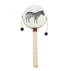 Jakarta Monkey Drum -CARVED CULTURE Sale Jakarta zebra monkey drum