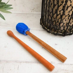 Kenkeni Dundun Drum -CARVED CULTURE Sale Kenkeni Pair of Beaters