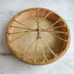 Khenji Shamanic Drum - 4" -CARVED CULTURE Sale Khenji Shamanic Drum Back 48758837 d84e 4493 95ff 3d9ac41fa4e6 1