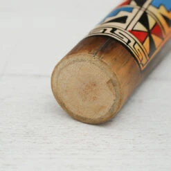 Painted Peruvian Rainstick 9 Painted Peruvian Rainstick -CARVED CULTURE Sale Painted Peruvian Rainstick End