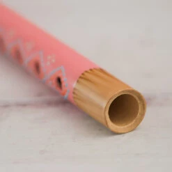 Pink Lembut Recorder -CARVED CULTURE Sale Pink lembut recorder close up 1