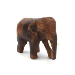Thai Elephant Figure 13 Thai Elephant Figure -CARVED CULTURE Sale Small elephant figure white background