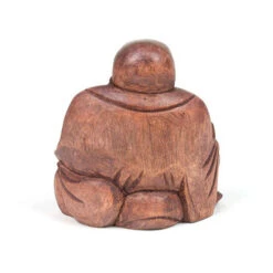 Laughing Budai -CARVED CULTURE Sale Solid wood budai back