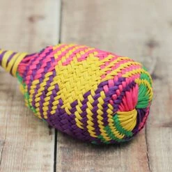 Sonajas Rattle -CARVED CULTURE Sale Sonajas Rattle Close Up of Shaker Instrument Rattle