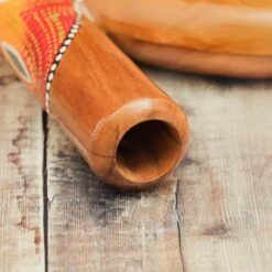 Spiral Didgeridoo Tuned C, D -CARVED CULTURE Sale Spiral Didgeridoo Mouthpiece Close Up