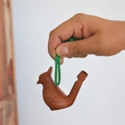 Bird Water Whistle - Natural -CARVED CULTURE Sale bird whistle natural scale