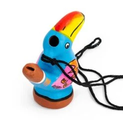 Toucan Water Whistle -CARVED CULTURE Sale blue toucan whistle
