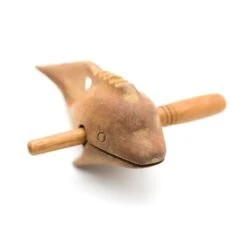 Dolphin Guiro Whistle -CARVED CULTURE Sale dolphin guiro whistle front
