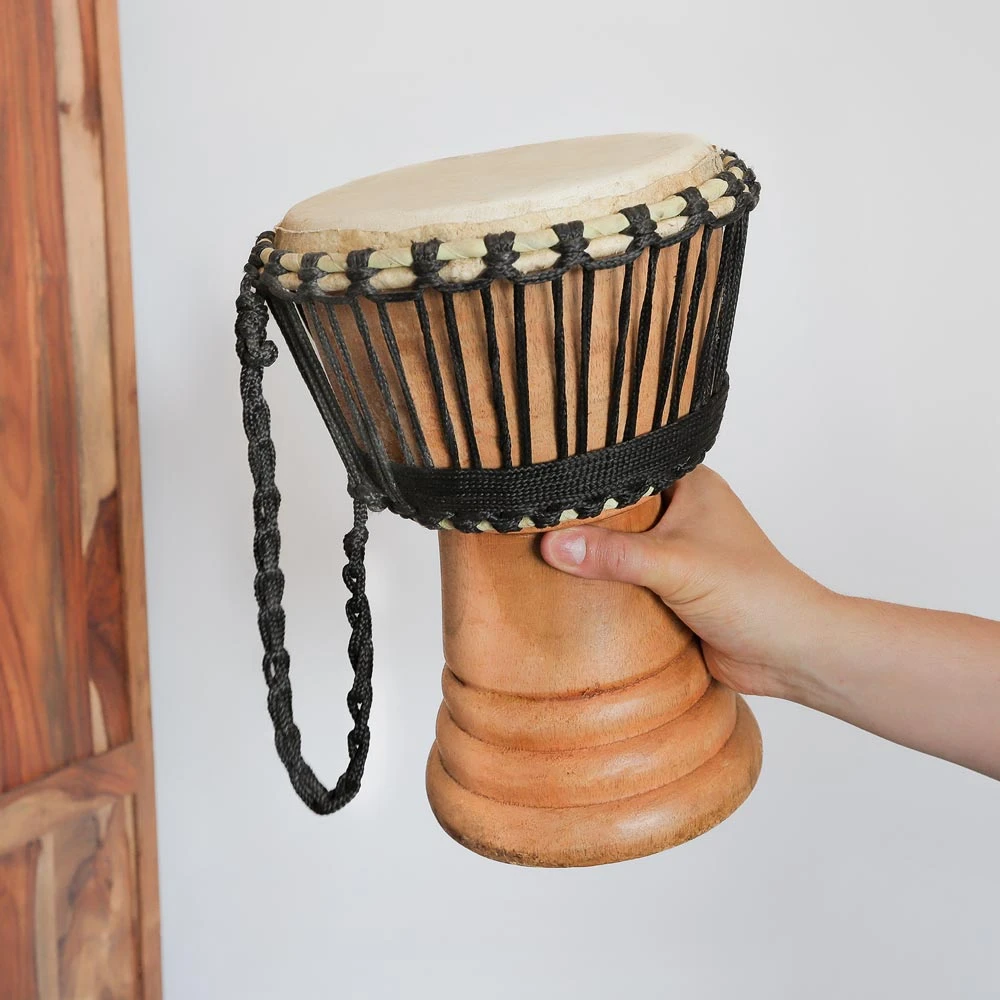 Ghanaian Djembe Drum 8" 2 Ghanaian Djembe Drum 8" - Image 2