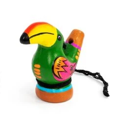 Toucan Water Whistle -CARVED CULTURE Sale green toucan bird whistle