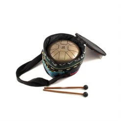 Manali Tongue Drum -CARVED CULTURE Sale handpan in case with beaters