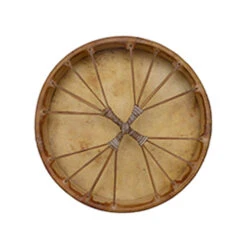 Khenji Shamanic Drum - 4" -CARVED CULTURE Sale khenji shamanic drum back 1