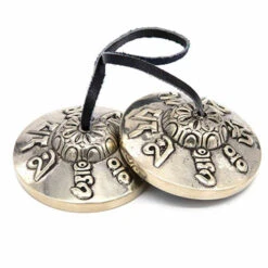 Large Om Mani Tingsha