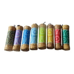 Bamboo Rainstick 15cm -CARVED CULTURE Sale multicoloured15cmrainstick