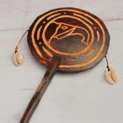 Neema Monkey Drum -CARVED CULTURE Sale neema monkey drum close up 1