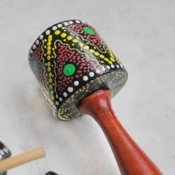 Penebel Instrument Bundle 8 Penebel Instrument Bundle -CARVED CULTURE Sale penebel rattle close up 1