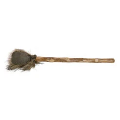 Shamanic Drum Beater -CARVED CULTURE Sale shaman beater with fur