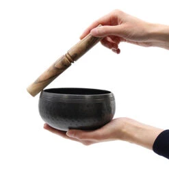 Singing Bowl Stick -CARVED CULTURE Sale singing bowl and stick demonstration
