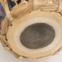 Small Madal Drum -CARVED CULTURE Sale small madal drum black close up 1