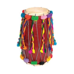 Bhangra Dhol Drum -CARVED CULTURE Sale traditional indian bhangra dhol drum
